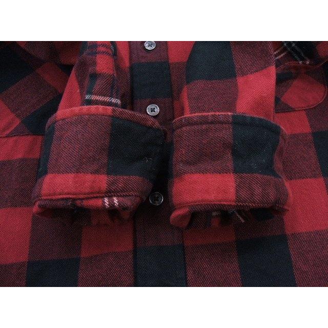 SOPHNET./Timberland FLANNEL CHECK SIDE ZIP SHIRT ネルシャツ サイドジップ レッド ソフネット/ティンバーランド 2-0107T F86598｜kiitti｜06