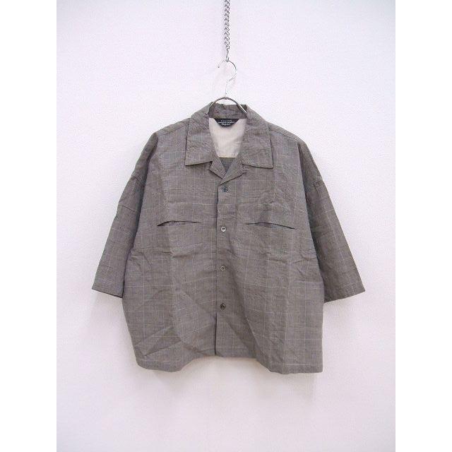 UNUSED US1806 glen check short sleeve shirt グレンチェック 半袖 