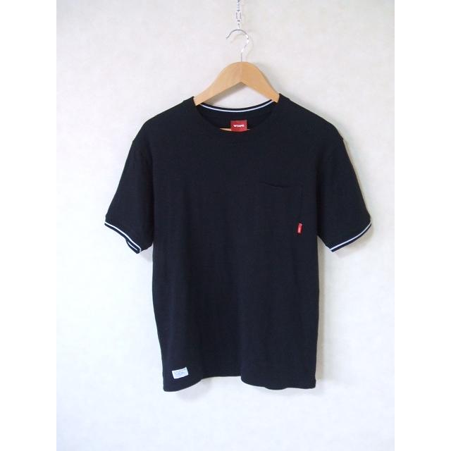 WTAPS 102atdt-csm03 ポケット付き サイズM 半袖Tシャツ ブラック 
