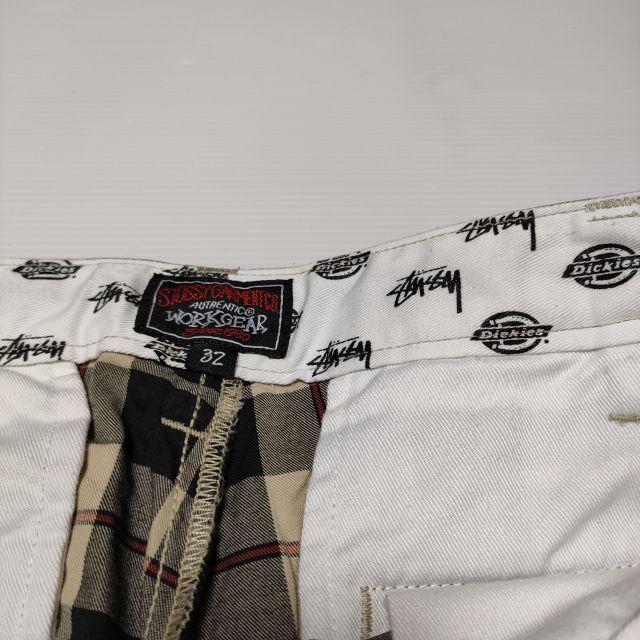 STUSSY/Dickies サイドポケット 32 ショーツ ハーフパンツ ショートパンツ グレー ベージュ ステューシー/ディッキーズ 3-0715S F89808｜kiitti｜03