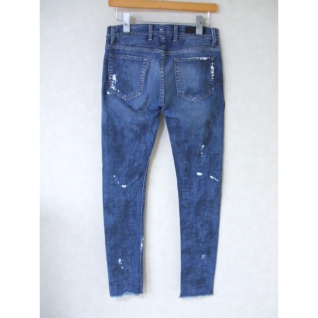 MR.COMPLETELY Trafford Jeans ダメージ加工ペイントデニムパンツ