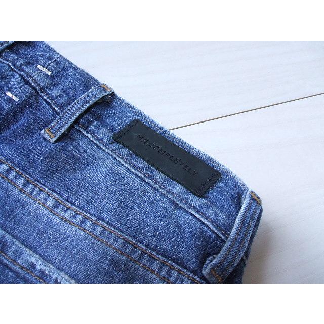 MR.COMPLETELY Trafford Jeans ダメージ加工ペイントデニムパンツ