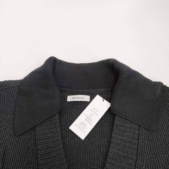 MATSUFUJI 新品 COLLARED KNIT CARDIGAN 定価52800円 サイズ3