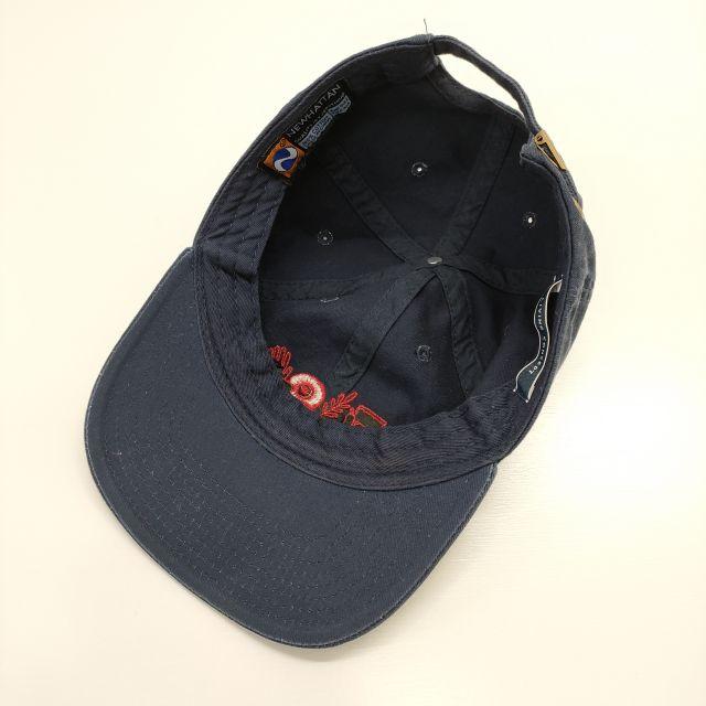 LIVING CONCEPT 刺繍帽子 BASEBALL CAP NEWHATTAN コットン キャップ 