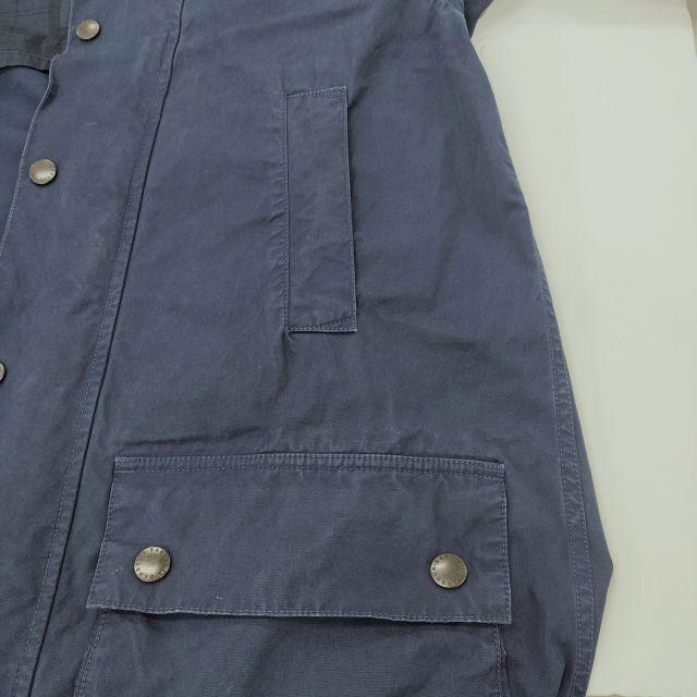 Barbour OVERDYE BORDER ボーダー オーバーダイ ノンオイル 襟 Barbour OVERDYE BORDER ボーダー オーバーダイ ノンオイル 襟