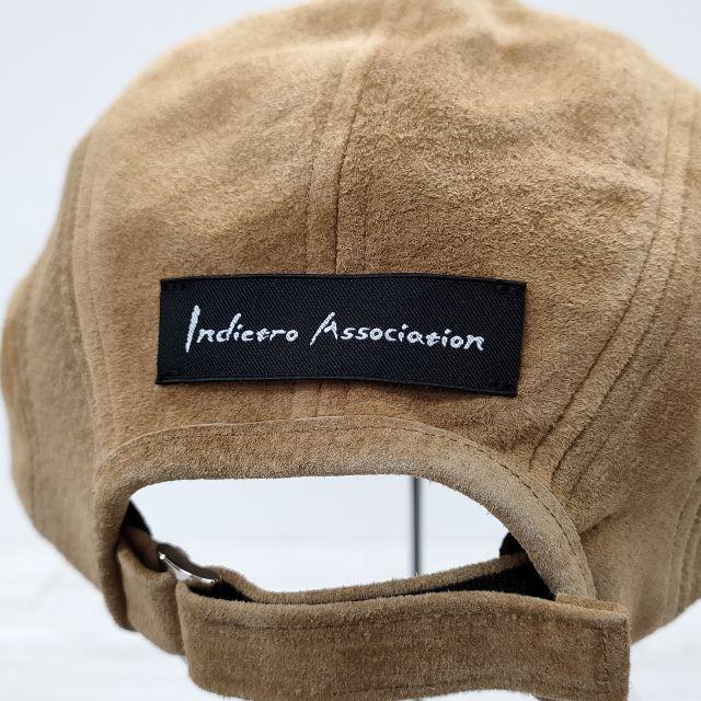 Indietro Association 新品 Leather Jet Cap ヌバックキャップ 豚革 帽子 キャップ インディエトロアソシエーション 3-1222T# F92485｜kiitti｜03