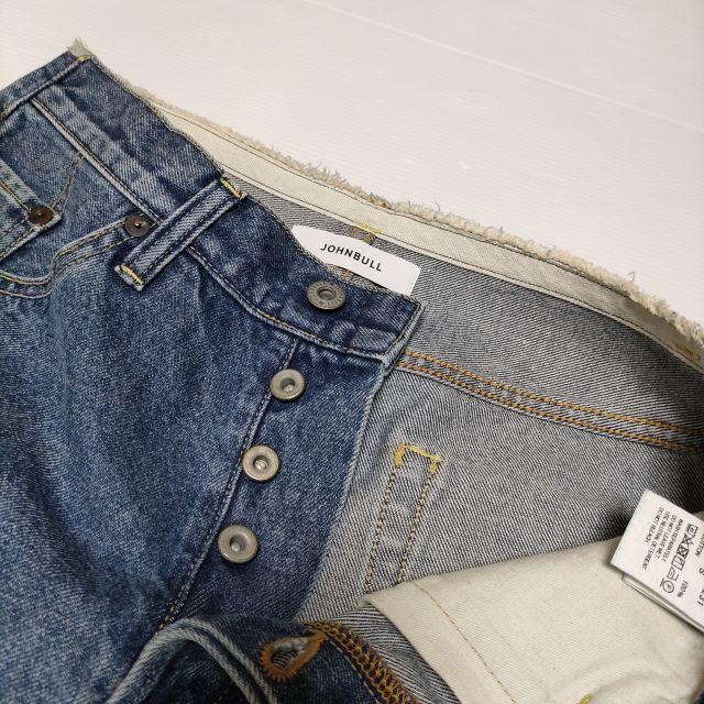 Johnbull カットオフジーンズ S 加工 デニムパンツ インディゴ Johnbull カットオフジーンズ S 加工 デニムパンツ インディゴ