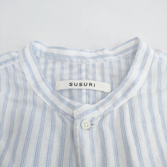 susuri マイマーロングシャツ 23-307 定価42900円 サイズ4 長袖シャツ