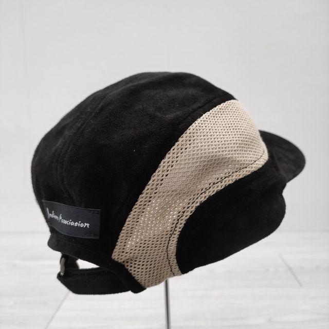 Indietro Association 新品 23SS Leather Mesh Cap ピッグスウェードキャップ インディエトロアソシエーション 3-0920G# F93612｜kiitti｜02