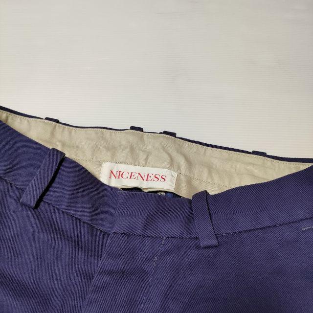 NICENESS SHORTER カラードスラックス 定価39600円 NN-0402T11 パンツ
