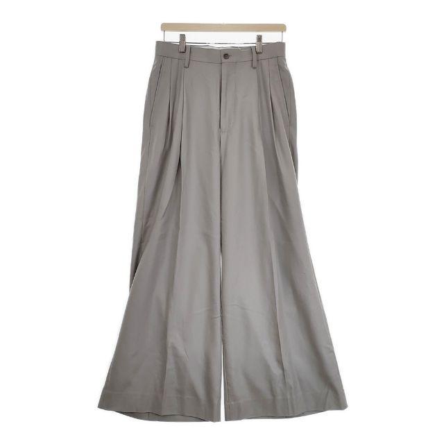 Graphpaper 未使用品 Gently Wool Wide Two Tuck Trouser GM203-40028 