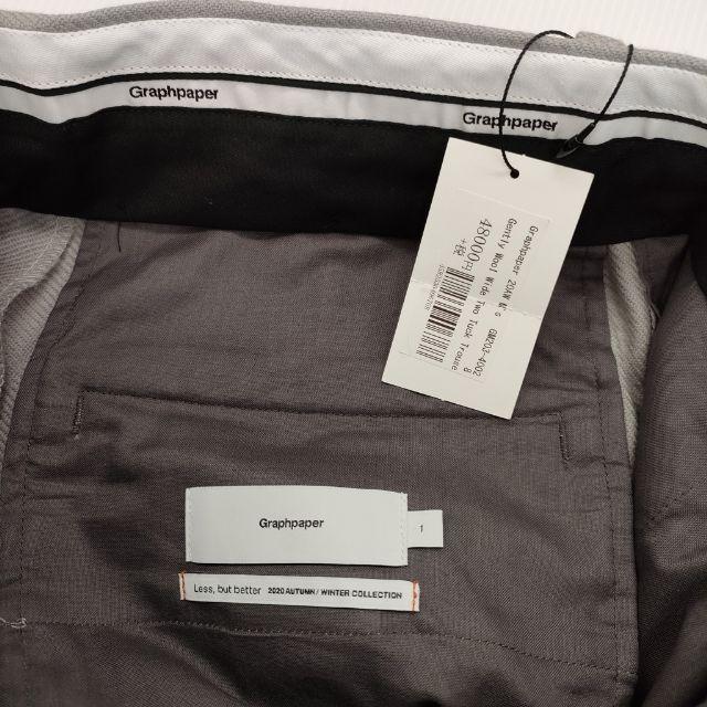 Graphpaper 未使用品 Gently Wool Wide Two Tuck Trouser GM203-40028 