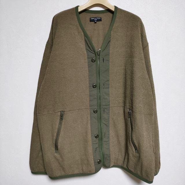 COMME des GARCONS HOMME COTTON PIL MILITARY LININGJACKET 
