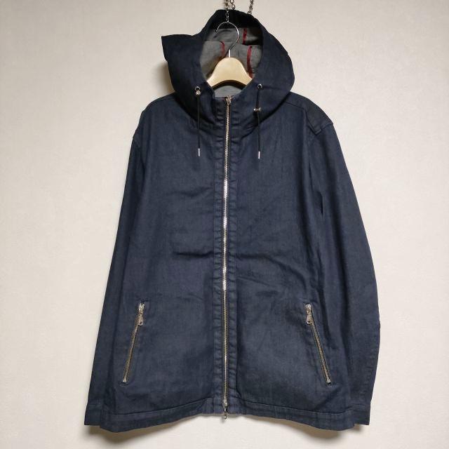 DRESSTERIOR 新品 ライトオンスデニムジップアップパーカー 定価35200