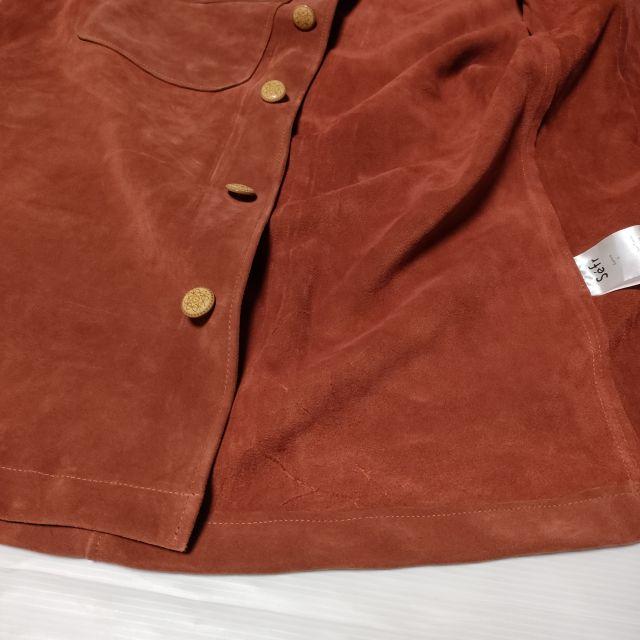 Sefr セファ GUSTAVO OVERSHIRT 定価253000円 カーフレザー 牛革