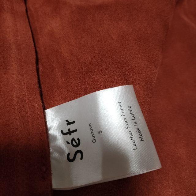 Sefr セファ GUSTAVO OVERSHIRT 定価253000円 カーフレザー 牛革