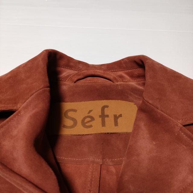 Sefr セファ GUSTAVO OVERSHIRT 定価253000円 カーフレザー 牛革