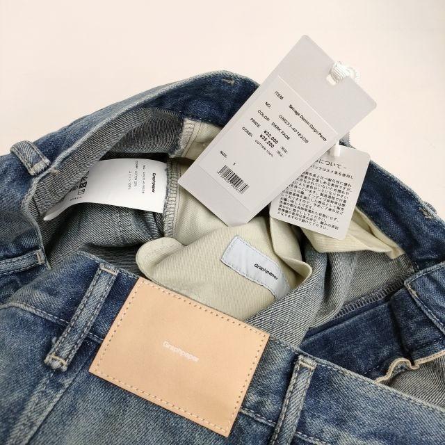 Graphpaper 新品 Selvage Denim Cargo Pants(DARK FADE) 定価37400円 1 