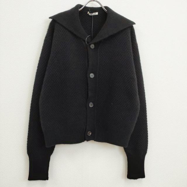 AURALEE 新品 BABY CASHMERE KNIT CARDIGAN A23AC01BC 定価88000円 3  