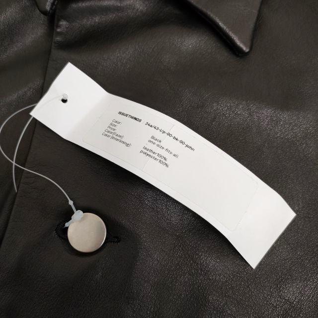 ISSUETHINGS 新品 John別注 Lether Jacket 定価181500円 レザー