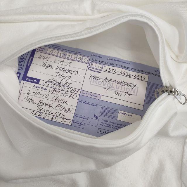 doublet Revolution別注 40TH ANNIVERSARY PACKABLE T-SHIRT 半袖T