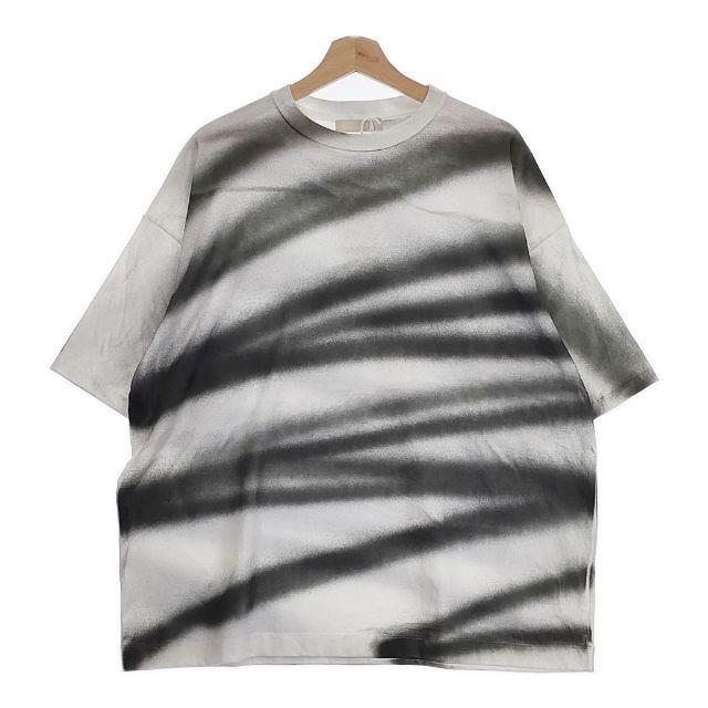 YOKE 新品 SPRAY PRINTED BORDER T-SHIRT YK24SS0667CS サイズ4 YOKE 新品 SPRAY PRINTED BORDER T-SHIRT YK24SS0667CS サイズ4