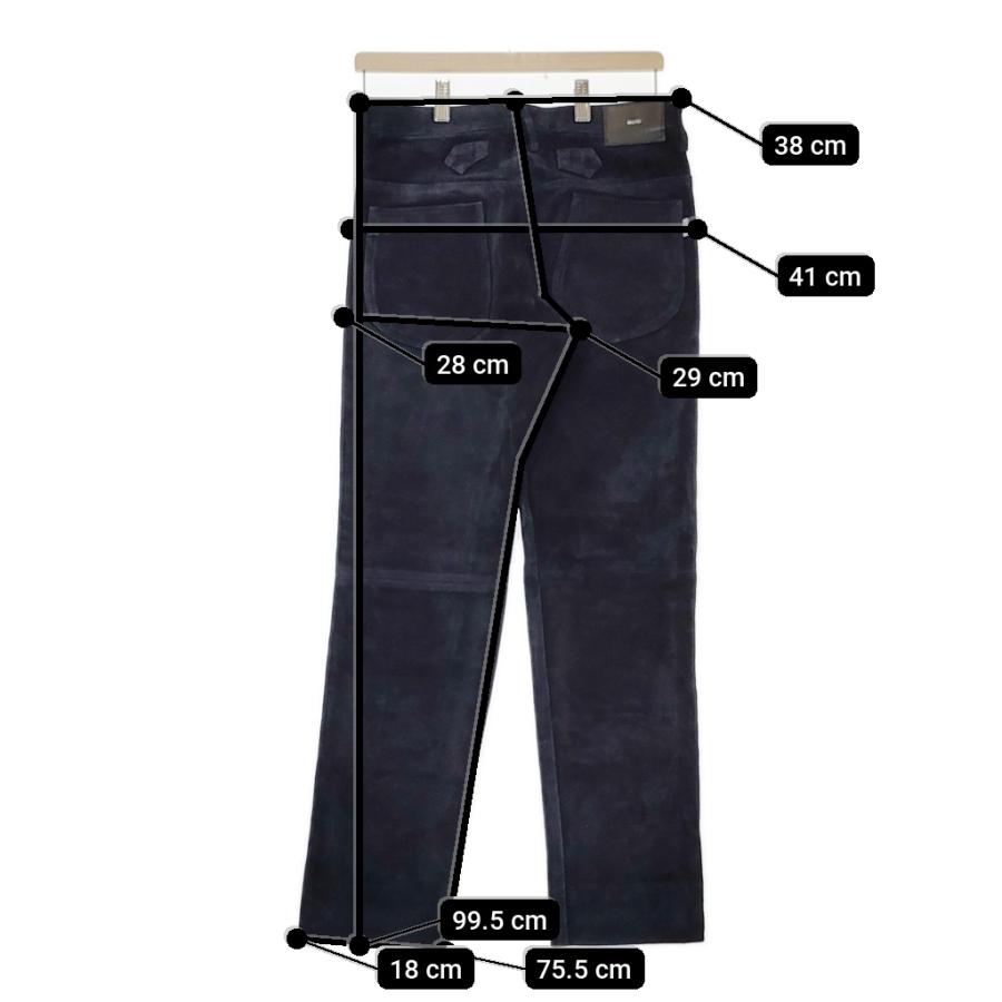 SUGARHILL 新品 DOUBLE KNEE SUEDE LETHER PANTS 22SSLA05 サイズ30