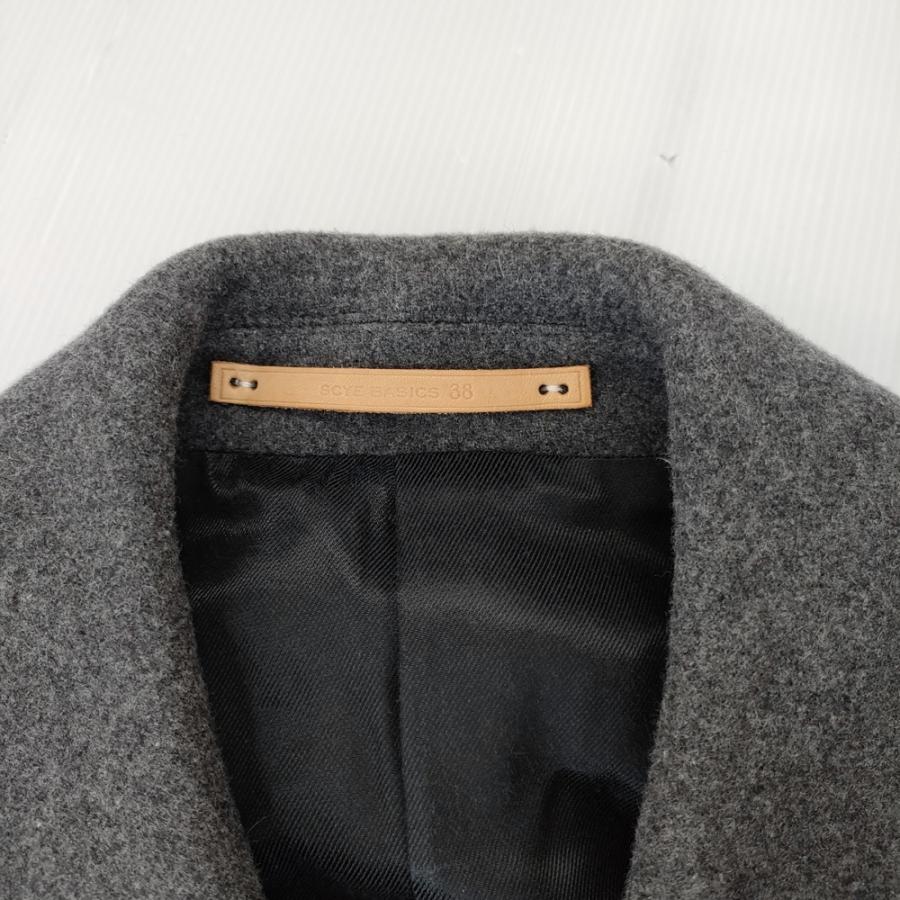 Scye（サイ） ウール カシミヤ Pコート メルトン 5115-73508 サイズ38