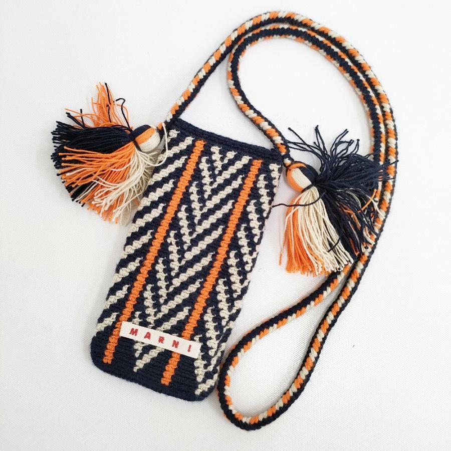 ま　イタリア製　MARNI マルニ　スマホショルダーバッグ MARNI マルニ CROSSBODY IPHONE HOLDER クロスボディアイフォン