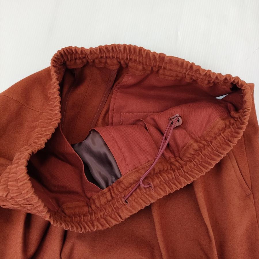 Graphpaper Flannel Serge Two Tuck Wide Pants GM243-40039 サイズ1 定価52800円 パンツ 24AW オレンジ メンズ グラフペーパー【中古】5-0208T♪ Graphpaper Flannel Serge Two Tuck Wide Pants GM243-40039 サイズ1