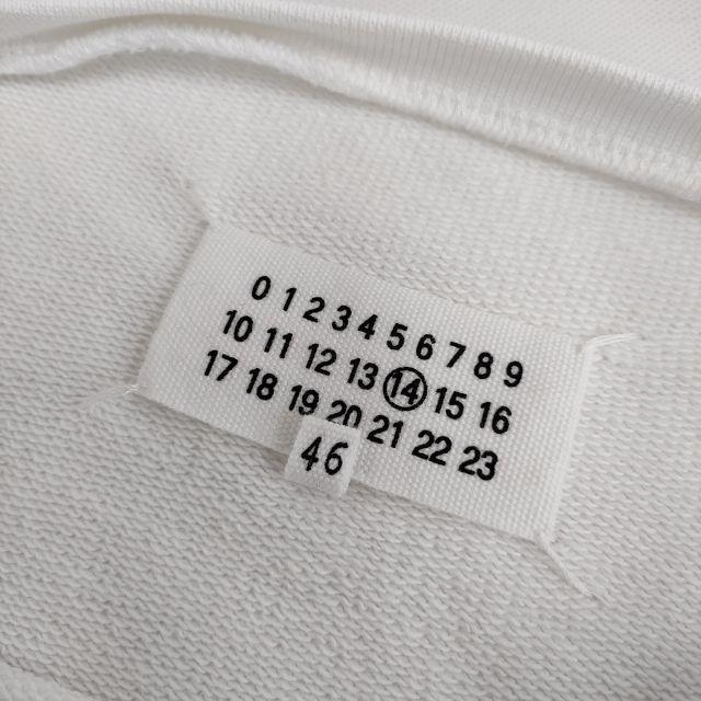 MAISON MARGIELA 14 レザーエルボーパッチスウェットシャツ S50GU0133