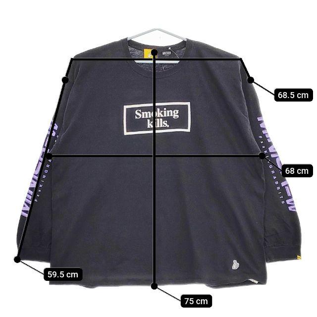 FR2/MINTCREW SMOKING KILLS コットン XL 長袖Tシャツ