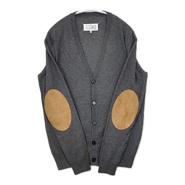 メゾンマルジェラ 14 エルボーパッチカーディガン XL Maison Martin Margiela 14 エルボーパッチ コットンウール