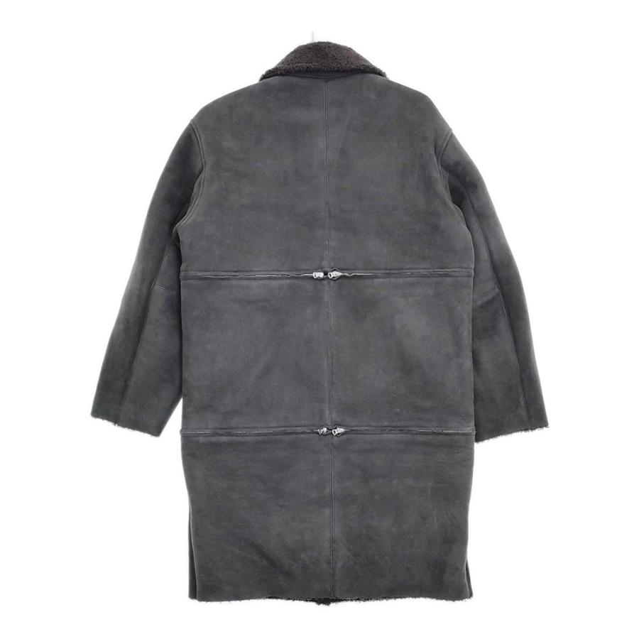 YOKE 新品 24AW REVERSIBLE ＆ DETA CHABLE MOUTON COAT 定価264000円 YK24FW0751C コート チャコールグレー ヨーク 5-1018A F99744の画像
