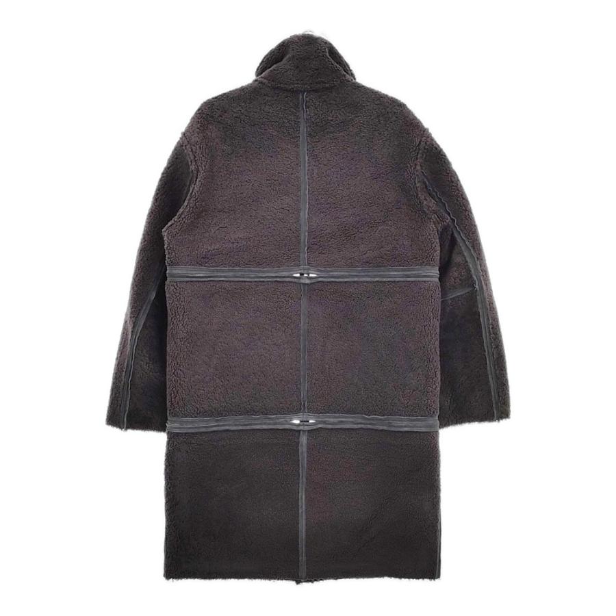 YOKE 新品 24AW REVERSIBLE ＆ DETA CHABLE MOUTON COAT 定価264000円 YK24FW0751C コート チャコールグレー ヨーク 5-1018A F99744の画像