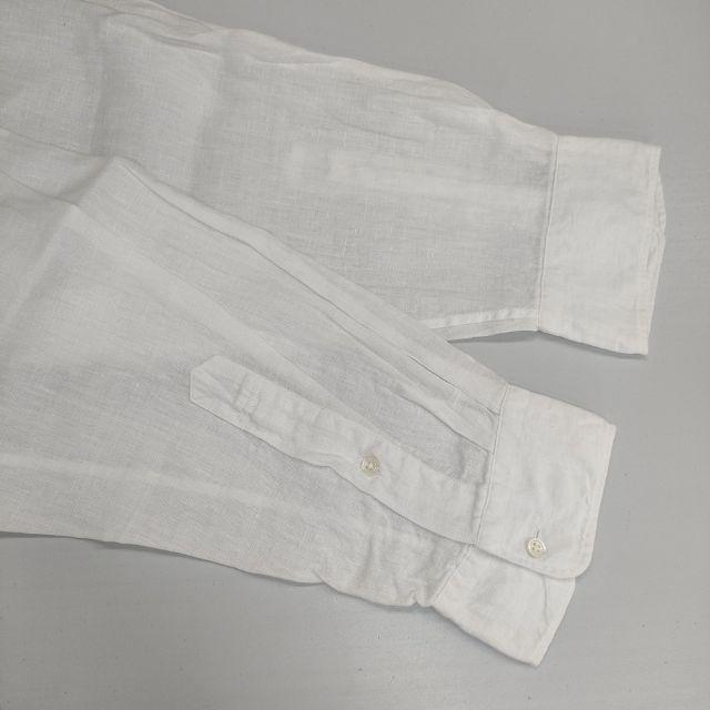 Graphpaper リネンバンドカラーシャツ GM212-50281B オーバーサイズ