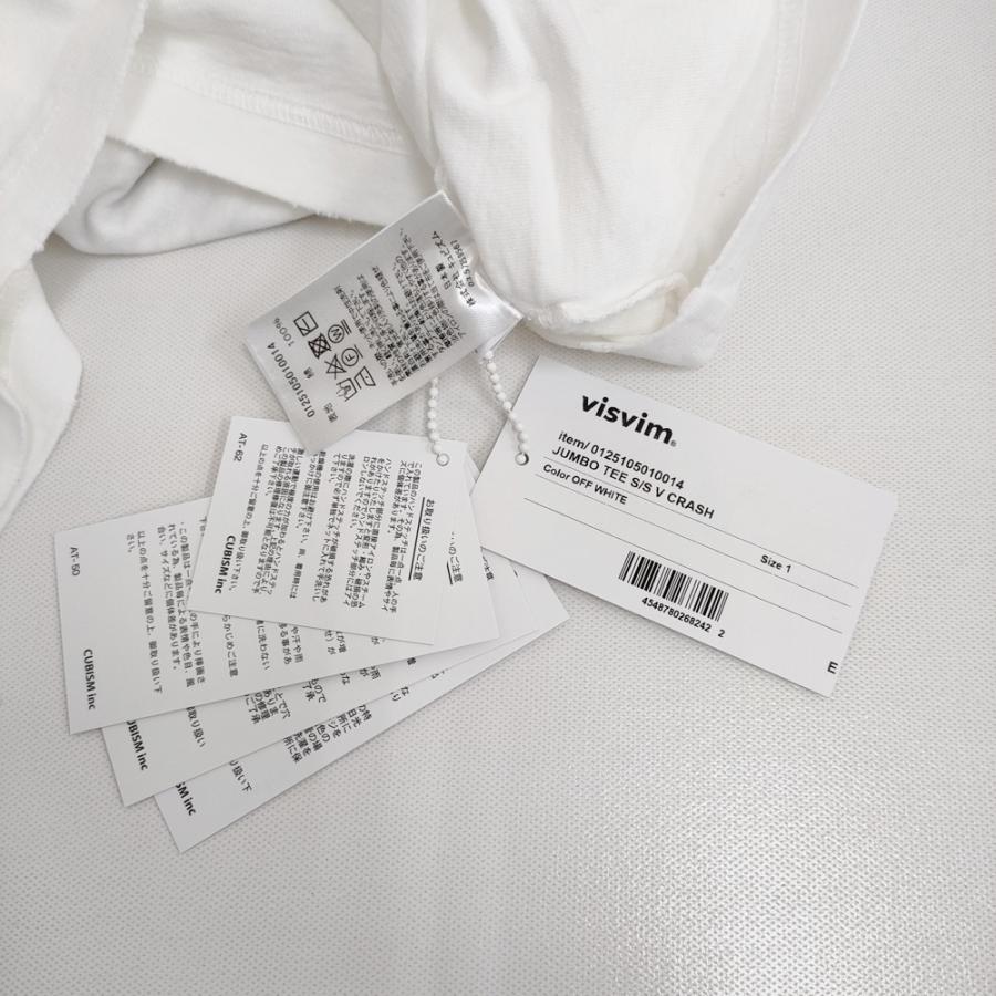 visvim（ヴィズヴィム） 新品 JUMBO TEE S/S V CRASH 定価59400円