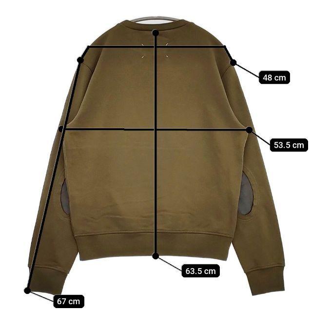 MAISON MARGIELA 14 エルボーパッチクルーネック トレーナー