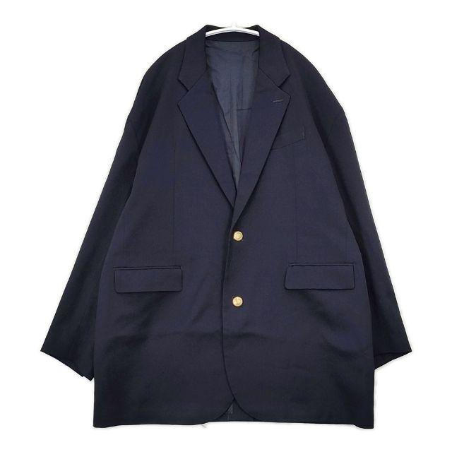 CARUSO valditaro テーラードジャケット 紺ブレ 金ボタン 50 Blue Frost（ブルーフロスト） 紺ブレ メンズ 金ボタン ジャケット 春