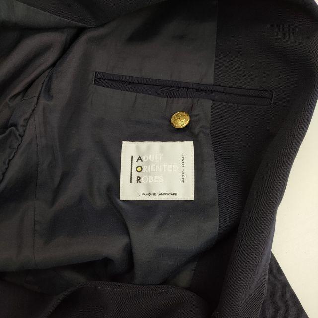 ADULT ORIENTED ROBES ブレザー 紺ブレ 金ボタン テーラードジャケット