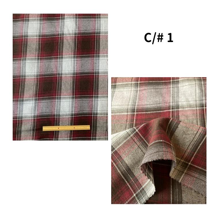 生地 綿100% コットン ツイル カラフル チェック 柔らかい インド 布