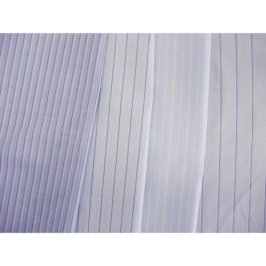 オーダー用生地サンプル 綿麻キャンバス シンプルストライプ 数量5から】 生地 『綿麻キャンバス ストライプ ネイビー 88187