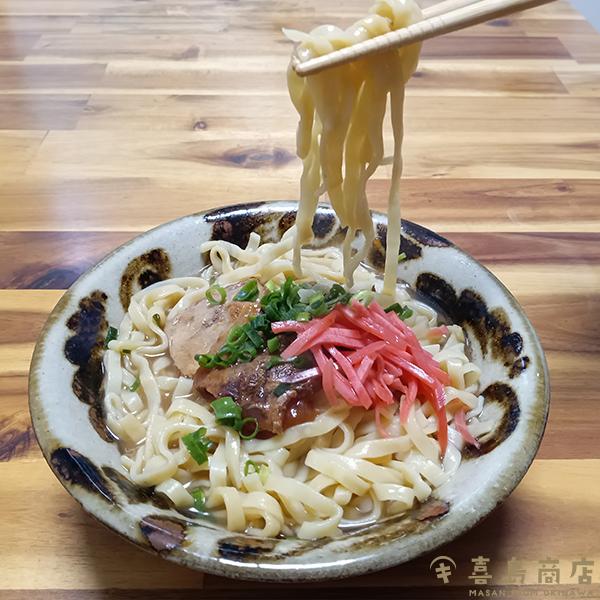 ソーキそば 半生麺 沖縄あさひ 3人前 沖縄そば : 沖縄 喜島商店 - 通販
