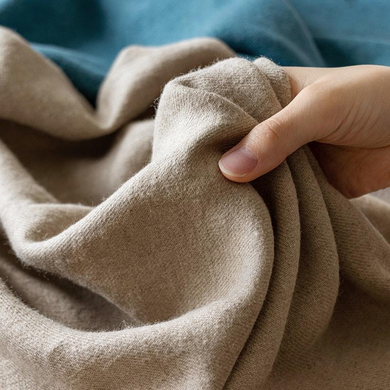生地の森 【希少/現品限り】 綾織り アンティーク風 ラミーリネン 25