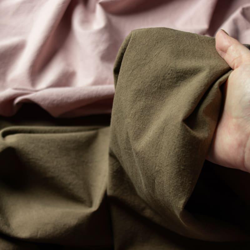 【ワイド幅】綿麻ライトポプリンウインスダイド 生地の森 50cm単位 広幅 綿麻 綿麻生地 無地 コットンリネン | 生地の森 | 05