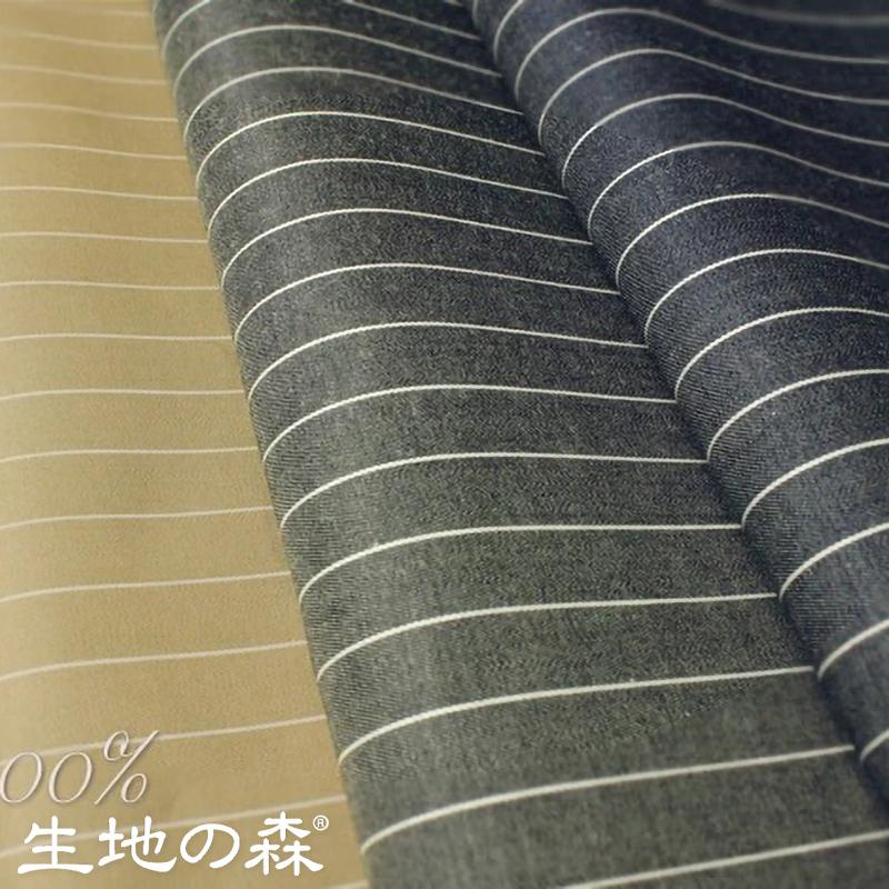 生地の森 | 先染めドビーマニッシュストライプ | 生地の森