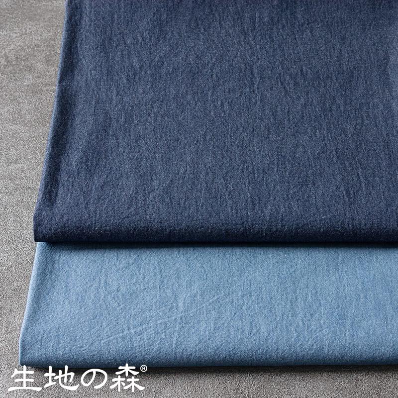 インディゴデニム 4.5oz コットン生地 生地 布 広幅 生地の森 50cm単位 | 生地の森
