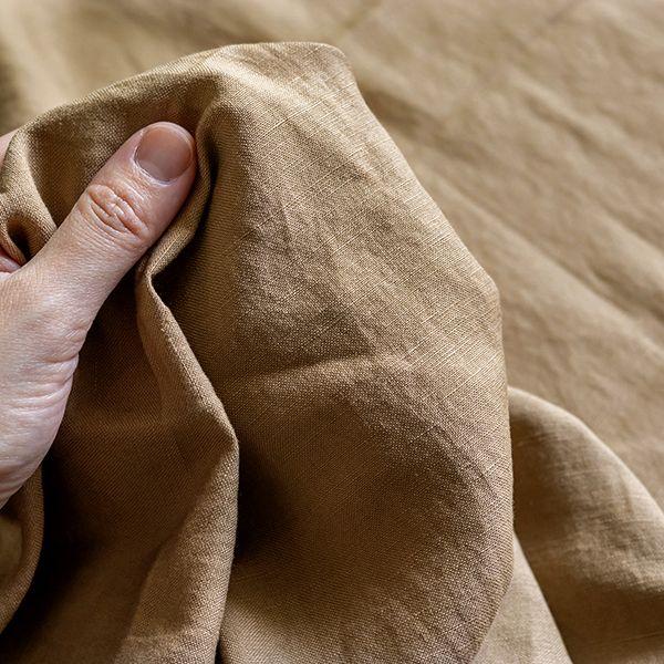 生地サンプル】ワイド幅 洗いをかけた フレンチリネンローン nw加工 60