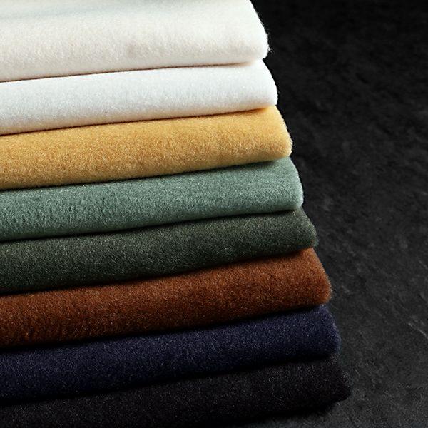 生地サンプル】サステナブル レーヨン メルトンフリース │ 生地 無地  