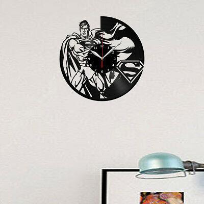 掛け時計 Superman Vinyl Record Wall Clock Fan Art Home Decor 12" 30cm 1339｜kijisystem｜02